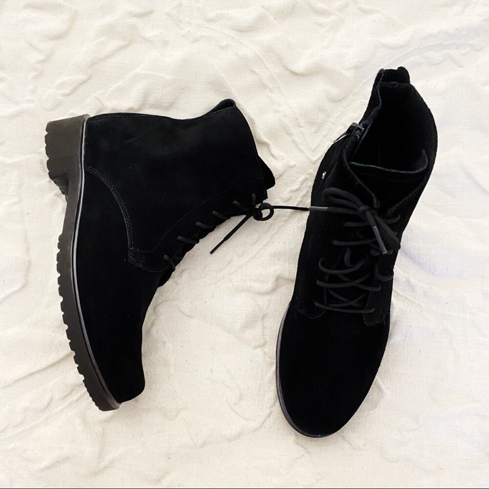 Munro Finnley Suede Boot Size 7W New $240 - Picture 3 of 7